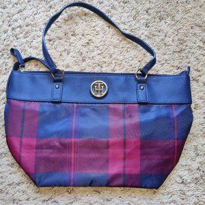 Blue Plaid Purse